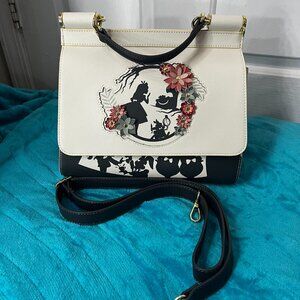 Loungefly- Alice in Wonderland Floral Bag with strap